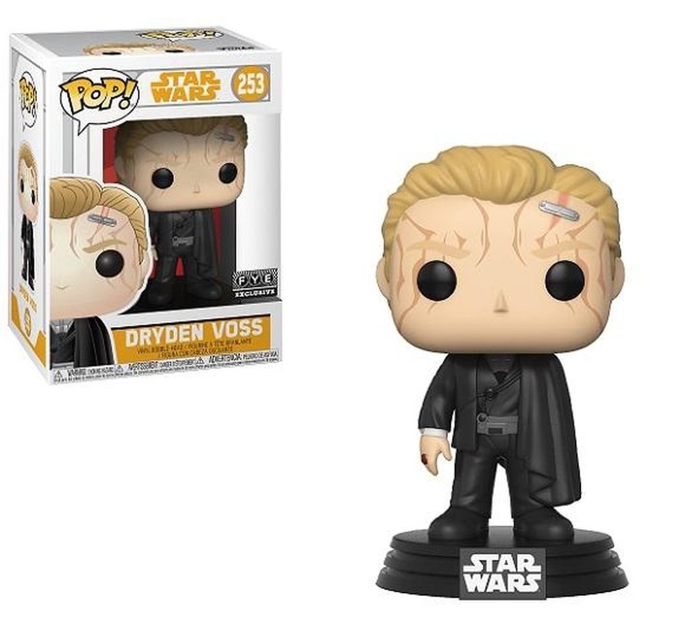 A Star Wars Story Funko POP Star Wars Dryden Vos from Solo Misspelt Box Collectible Variant FYE Exclusive A Star Wars Story Funko POP Star Wars Dryden Vos from Solo Misspelt Box Collectible Variant FYE Exclusive