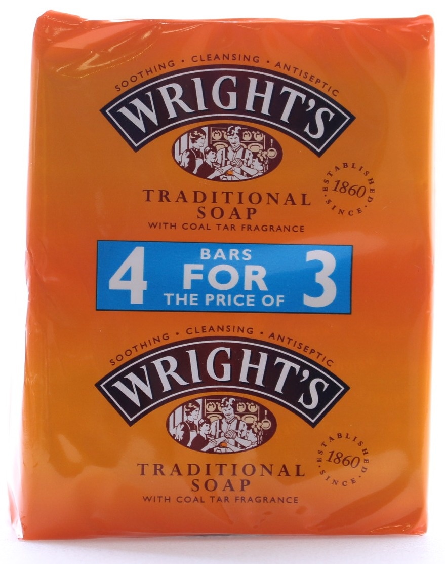 Wright`s Coal Tar Soap 4-pack