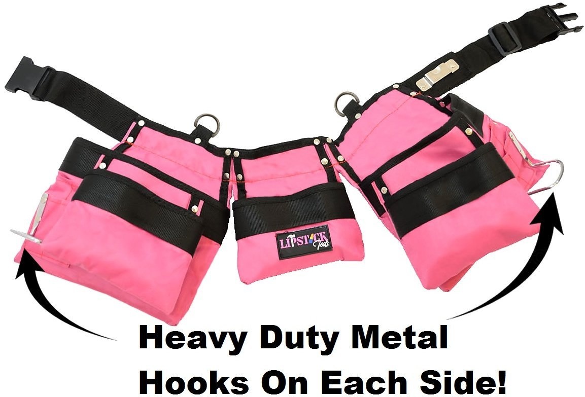 pink tool pouch