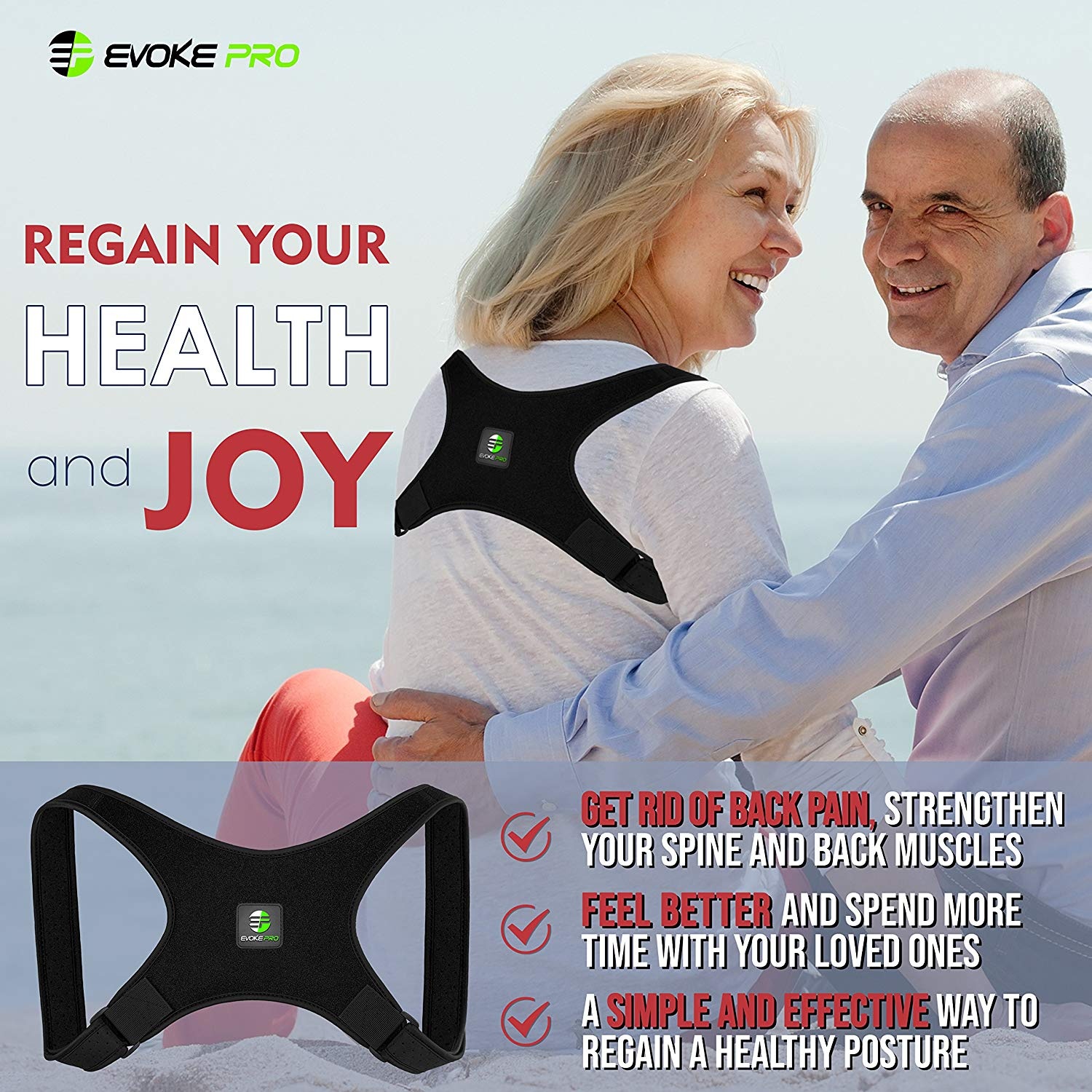 evoke pro back posture corrector