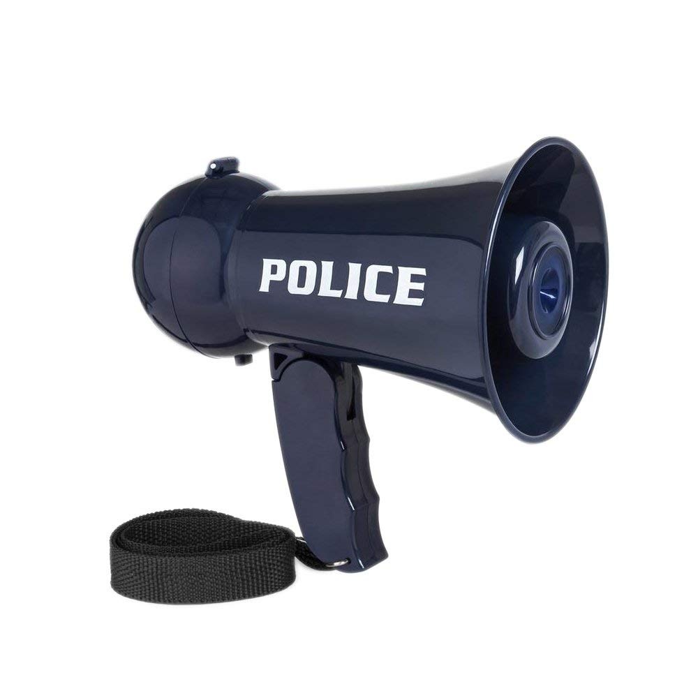 Handheld Megaphone Bullhorn w/ Siren Sound & Mic Policeman Pretend Play Toys Handheld Megaphone Bullhorn w/ Siren Sound & Mic Policeman Pretend Play Toys
