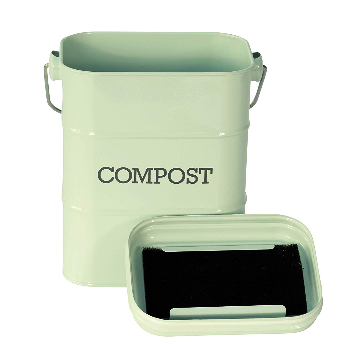 Nostalgia Vintage Blue Compost Caddy/Bin & 50x 6L Compostable Bags Nostalgia Vintage Blue Compost Caddy/Bin & 50x 6L Compostable Bags