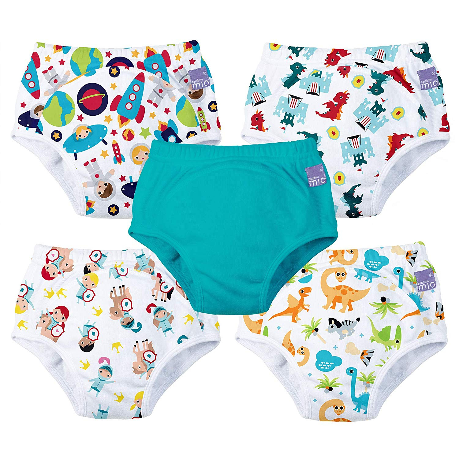 5 pack 2-3 years potty training pants mixed boy magical kingdom Bambino Mio