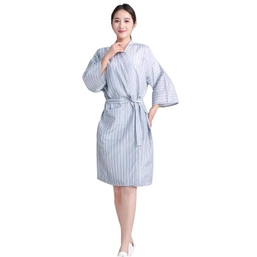 Kimono Style Salon Client Gown Robes Salon Smock Spa Gown Light