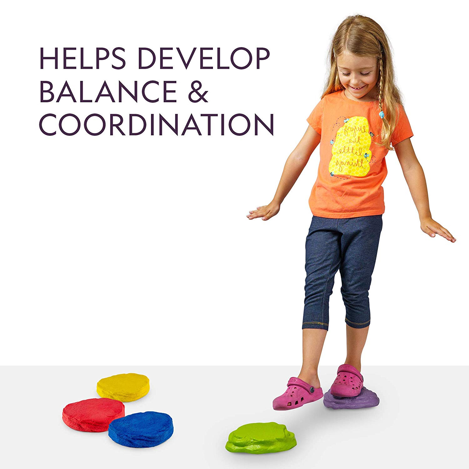 10 Stones Included JMW Sales Inc. National Geographic Balance Stepping