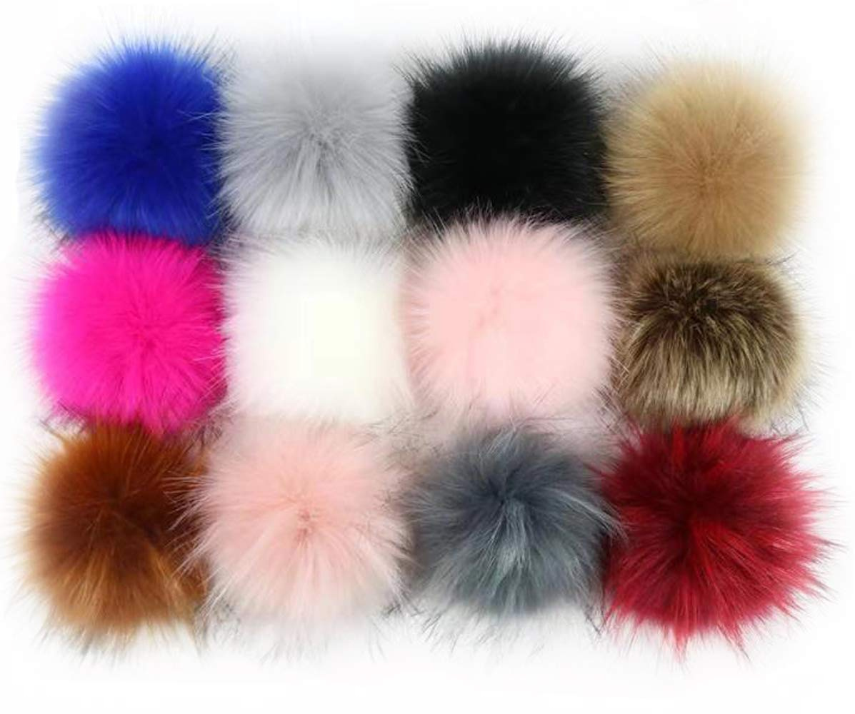 Pom Poms for Hats Bulk Pom Poms Faux 