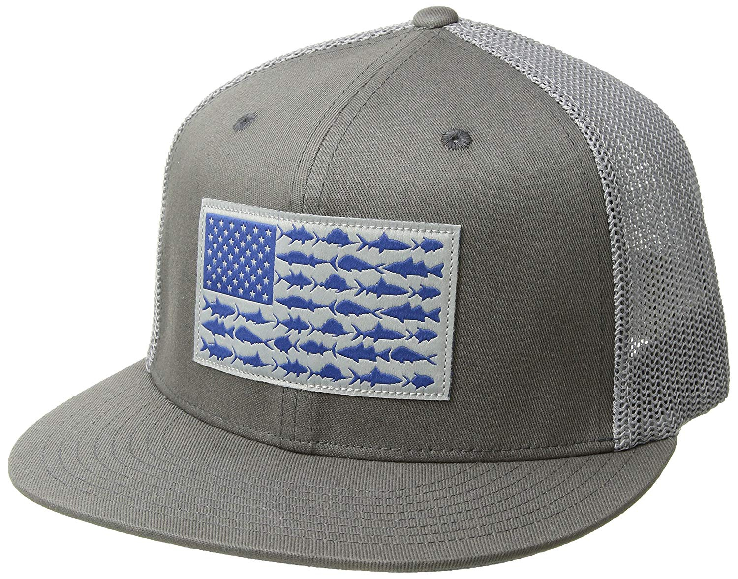Columbia PFG Mesh Flat Brim Ball Cap by 