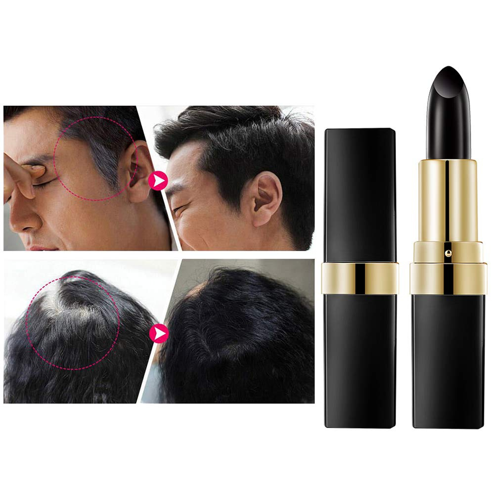 Natural Temporary Hair Chalk Black Hair Stick Pen Lipstick Hair Dye Stick-  Cover White Hair and Grey Roots Cutelove by Cutelove - Shop Online for  Beauty in the United Arab Emirates