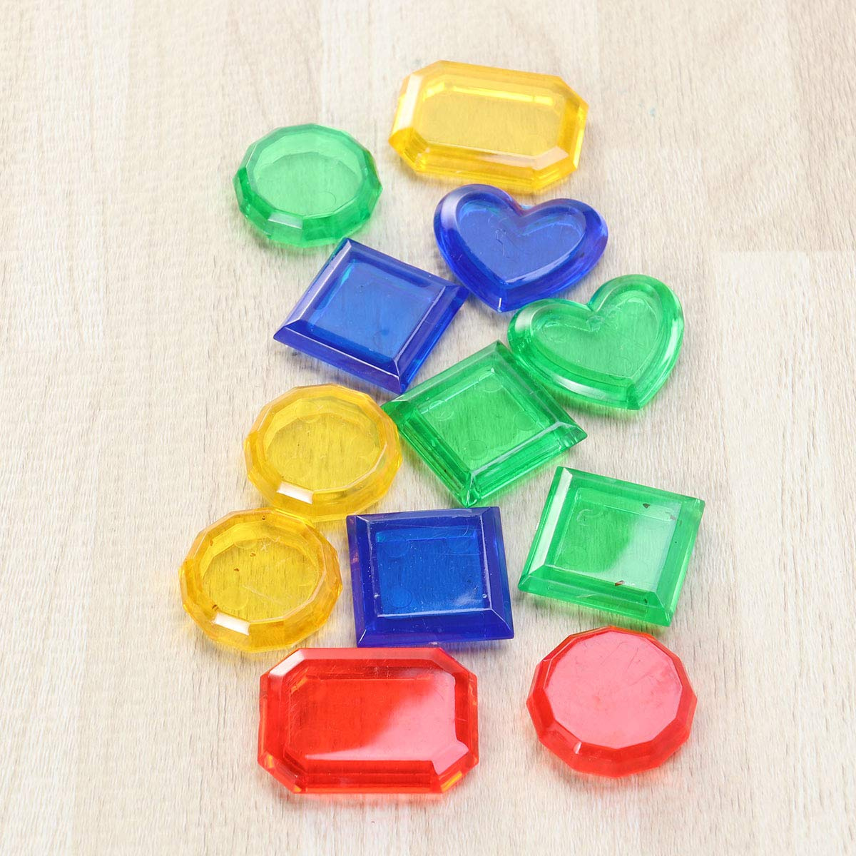 Toyvian Diving Gemstones Creative Diving Training Toys Water Swimming Pool Toys for Kids 12PCS
