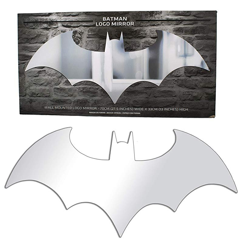 x 33 cm 13 in Paladone Batman Logo Mirror Measuring 70 cm 27.5 in 