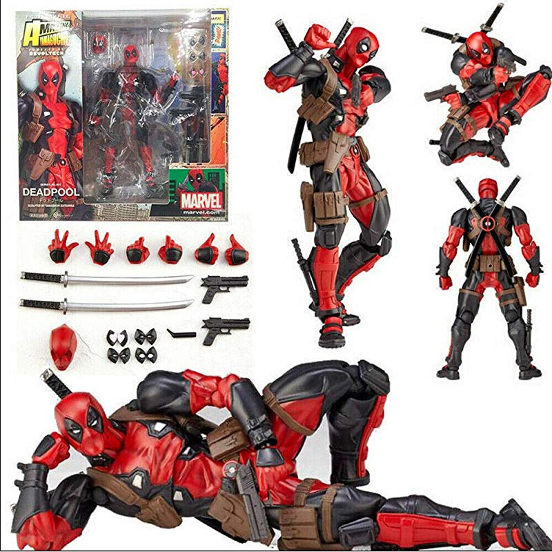 Amazing Yamaguchi Marvel Revoltech Kaiyodo DEADPOOL X-Men Action Figure Toy Gift Amazing Yamaguchi Marvel Revoltech Kaiyodo DEADPOOL X-Men Action Figure Toy Gift