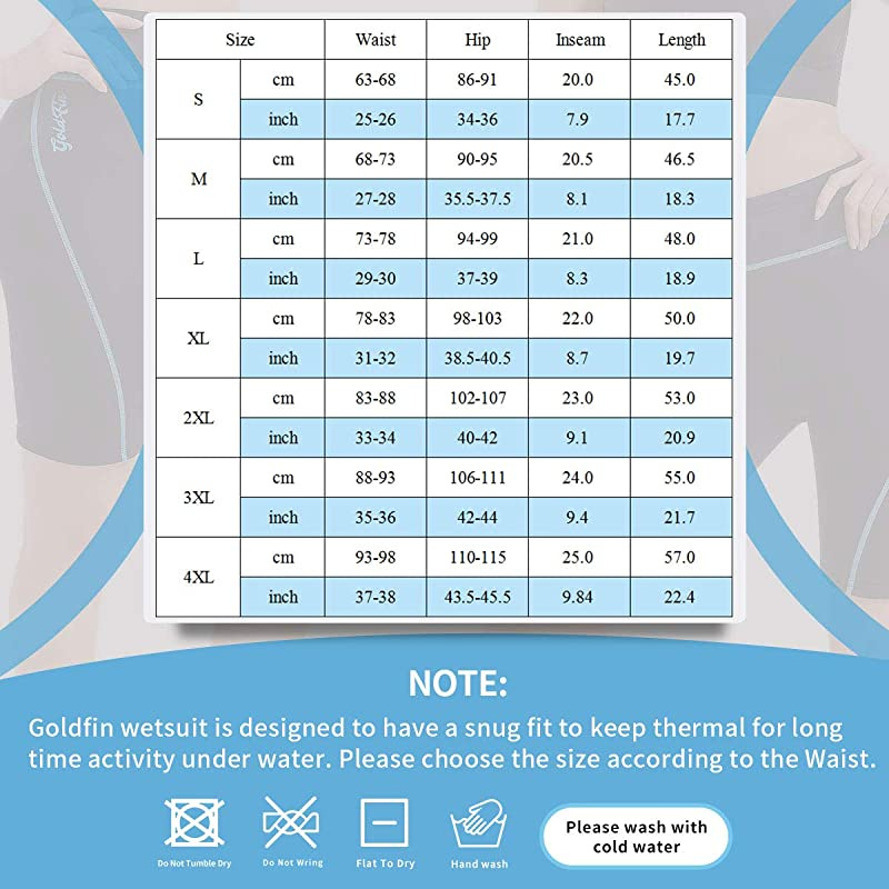 GoldFin Womens Wetsuit Shorts Pants 2mm Neoprene Shorts Keep Warm for Diving Snokeling Swimming Surfing Scuba Pants with Pocket BS003 GoldFin Womens Wetsuit Shorts Pants 2mm Neoprene Shorts Keep Warm for Diving Snokeling Swimming Surfing Scuba Pants with Pocket BS003
