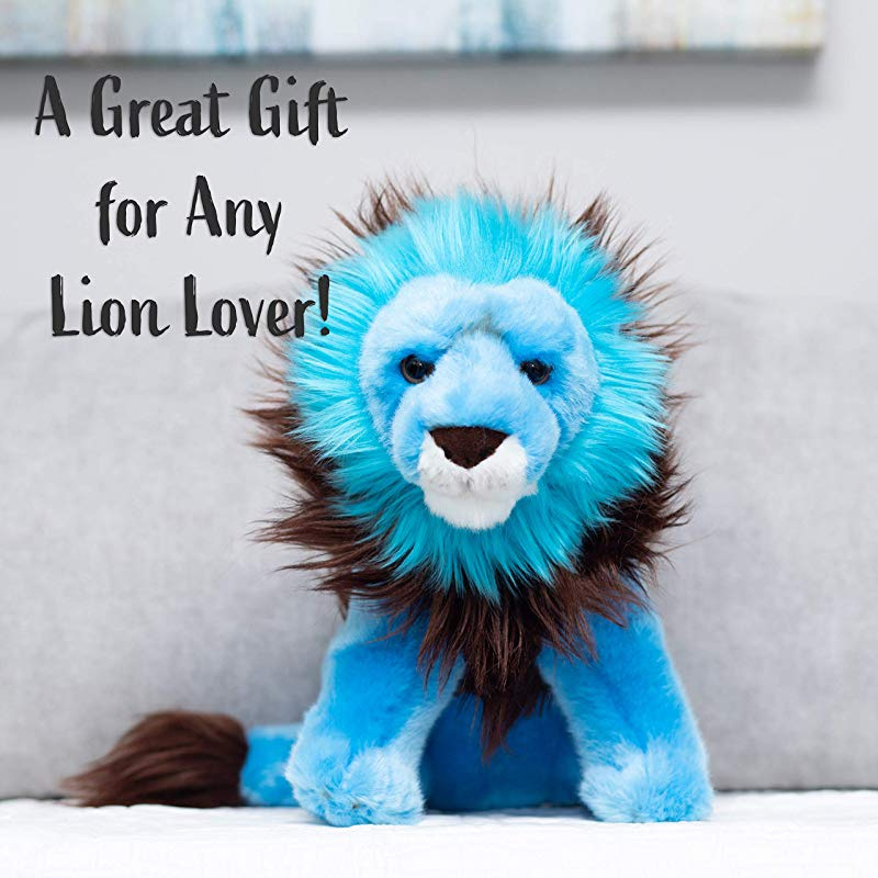 blue lion stuffed animal