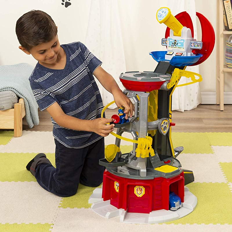paw patrol light and sound lookout tower