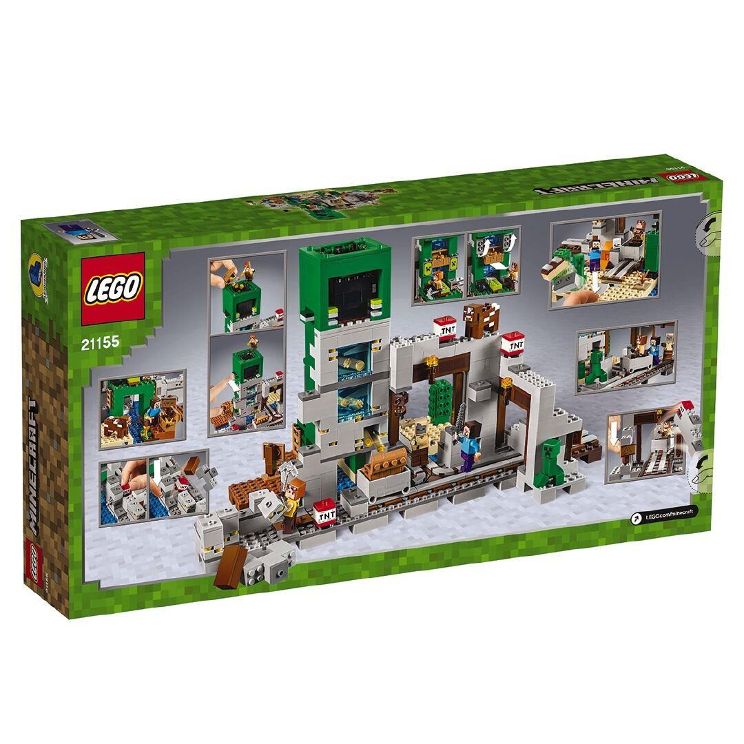 lego minecraft creeper mine