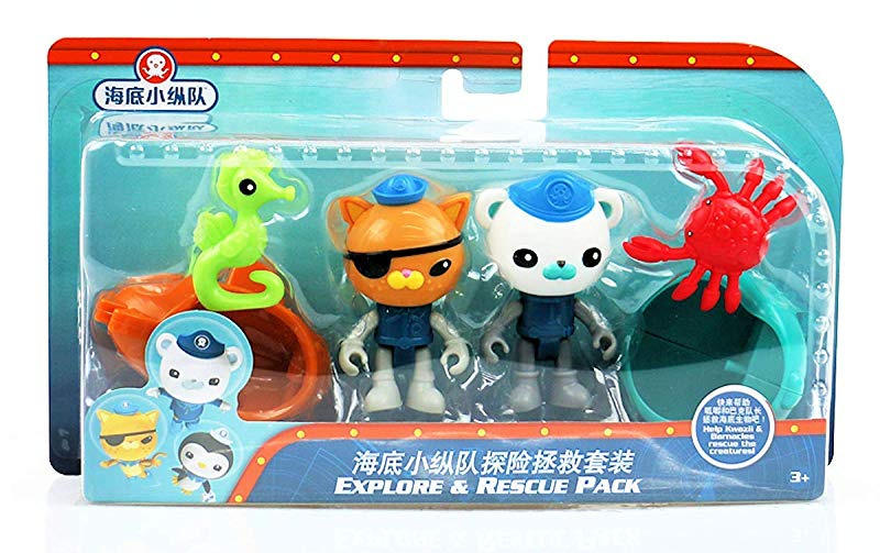 New Octonauts Kwazii Shellington Tweak Or Inkling Creature Figure Pack