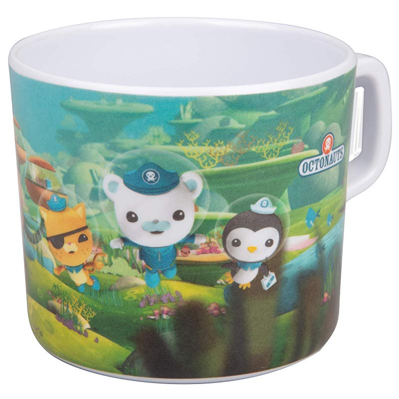 Bowl Cup Octonauts 5 Pc Mealtime Feeding Set for Kids and Toddlers Includes Plate Fork and Spoon Utensil Flatware Dishwasher Safe BPA Free Durable