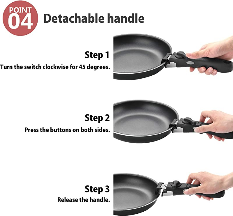 Pots & Pans Black 12 pieces 12 Piece NonStick Cookware Set Non