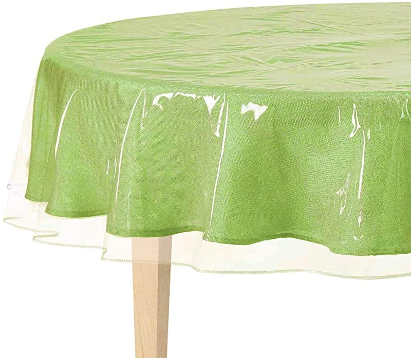 Bnyd Clear Plastic Tablecloth Protector Table Cloth Vinyl 180cm Round By For Kitchen In Spain Bnyd Clear Plastic Tablecloth Protector, Clear Plastic Table Cover Protector Round