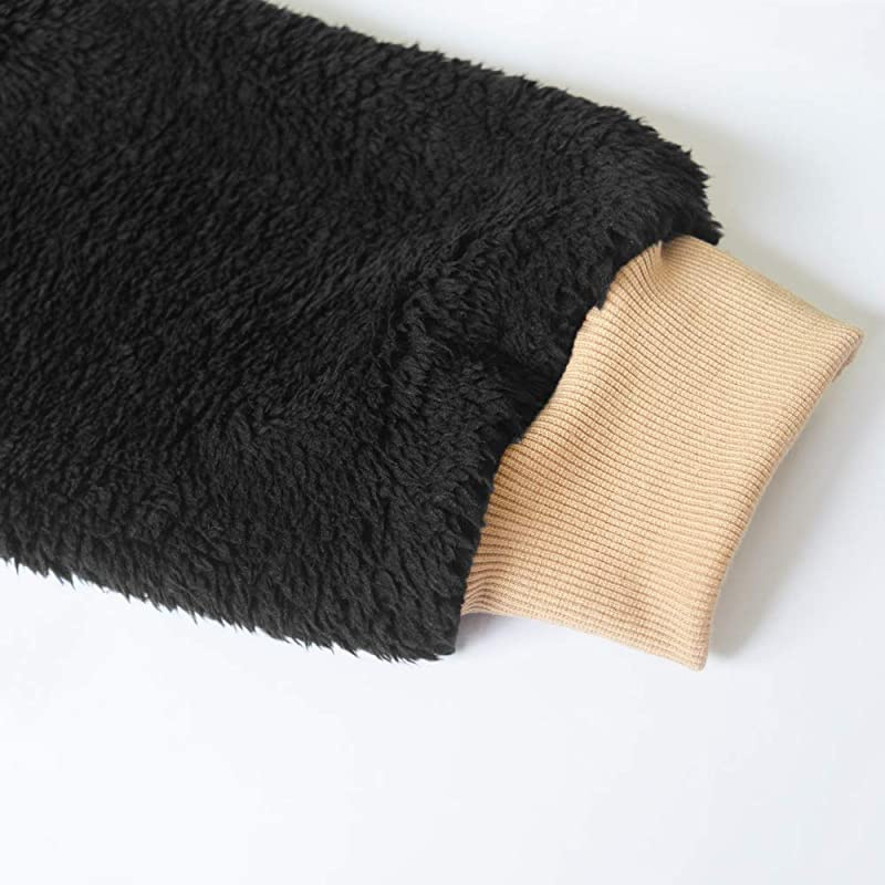 ETCYY NEW Womens Long Sleeve Fuzzy Fleece Leopard Print Oversized Hoodies Coat Zip Up Faux Shearling Cardigan Jacket ETCYY NEW Womens Long Sleeve Fuzzy Fleece Leopard Print Oversized Hoodies Coat Zip Up Faux Shearling Cardigan Jacket