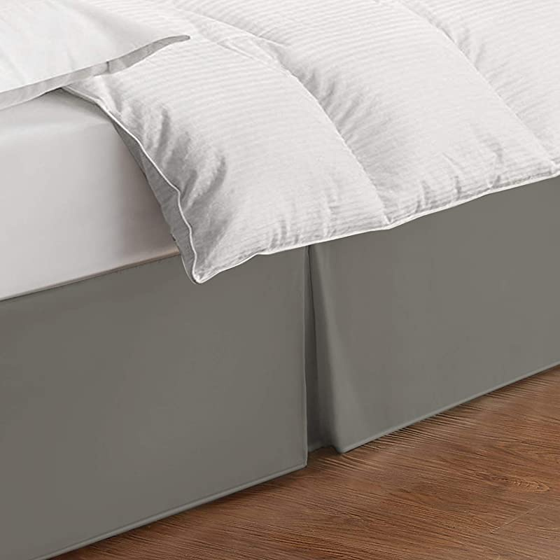 Bed Maker S Levinsohn Tailored Wrap Around Bedskirt Never Lift Your Mattress Classic 14 Drop Length Pleated Styling King Soft Silver By For Homeware In Israel Levinsohn Tailored Wrap Around Bedskirt, Tailored Wrap Around Bed Skirt King